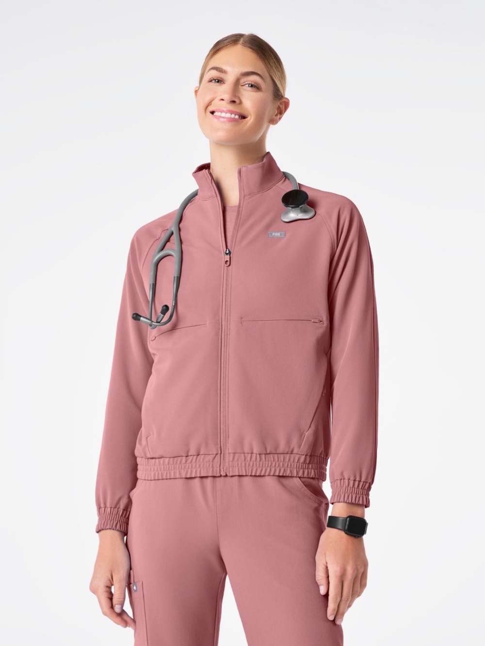 Figs Sydney Scrub Jacket
